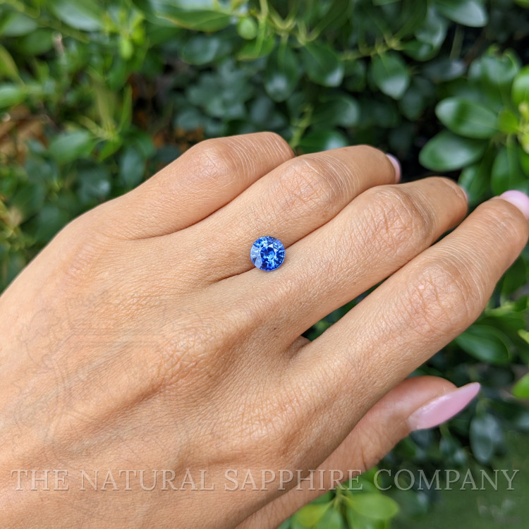 1.76 Ct. Blue Sapphire from Ceylon (Sri Lanka)
