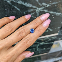 1.76 Ct. Blue Sapphire from Ceylon (Sri Lanka) Life Style