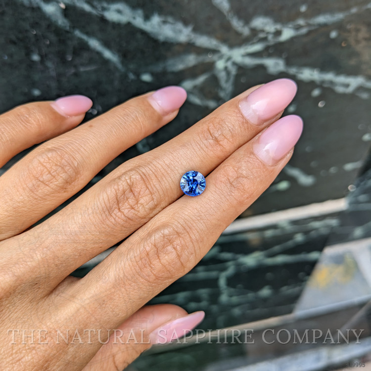 1.76 Ct. Blue Sapphire from Ceylon (Sri Lanka)