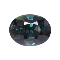 1.00 Ct. Bluish Green Sapphire from Madagascar Video