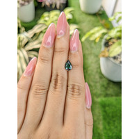 1.41 Ct. Green Sapphire from Madagascar Life Style