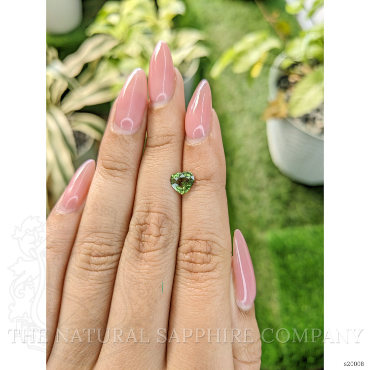 0.98 Ct. Green Sapphire from Australia