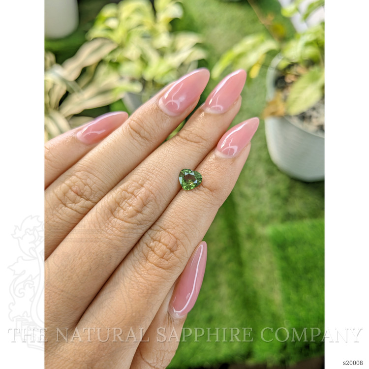 0.98 Ct. Green Sapphire from Australia