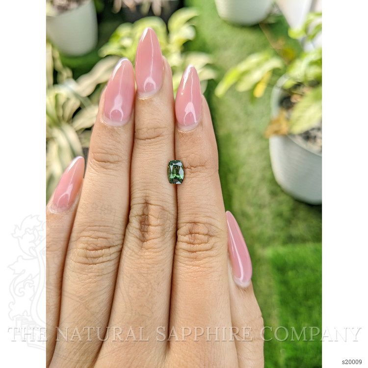 1.13 Ct. Green Sapphire from Madagascar