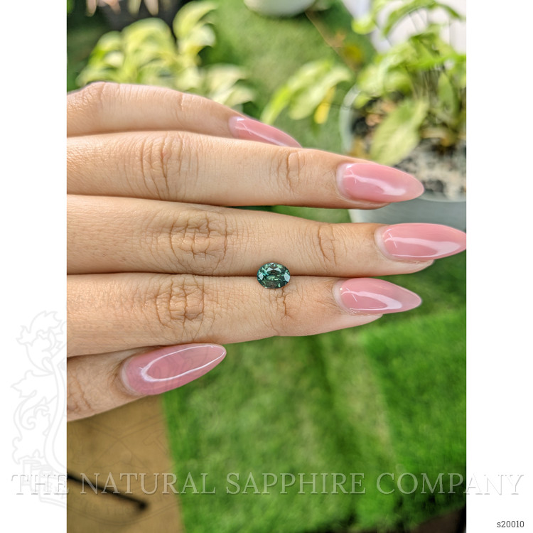 1.12 Ct. Bluish Green Sapphire from Madagascar