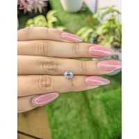 1.32 Ct. White Sapphire from Ceylon (Sri Lanka) Life Style