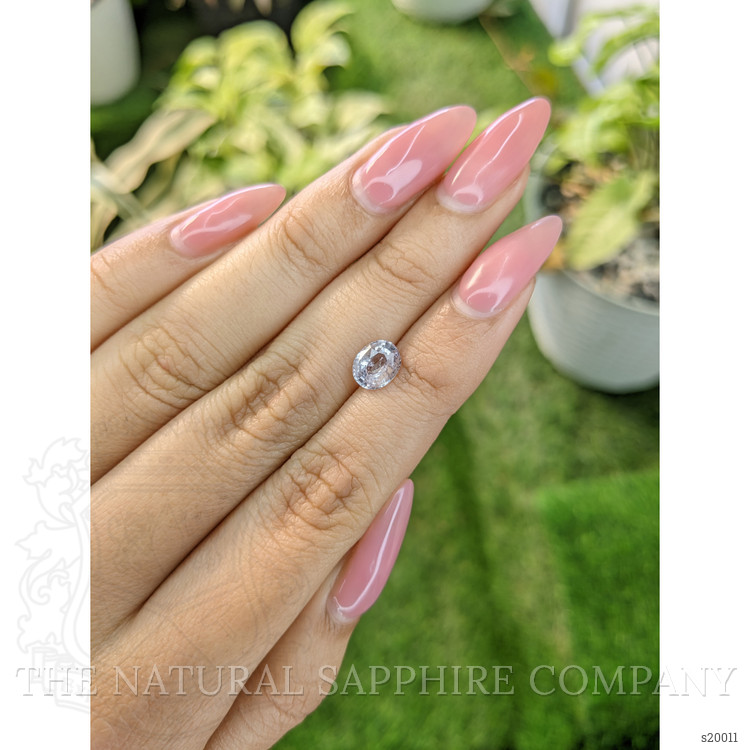 1.32 Ct. White Sapphire from Ceylon (Sri Lanka)