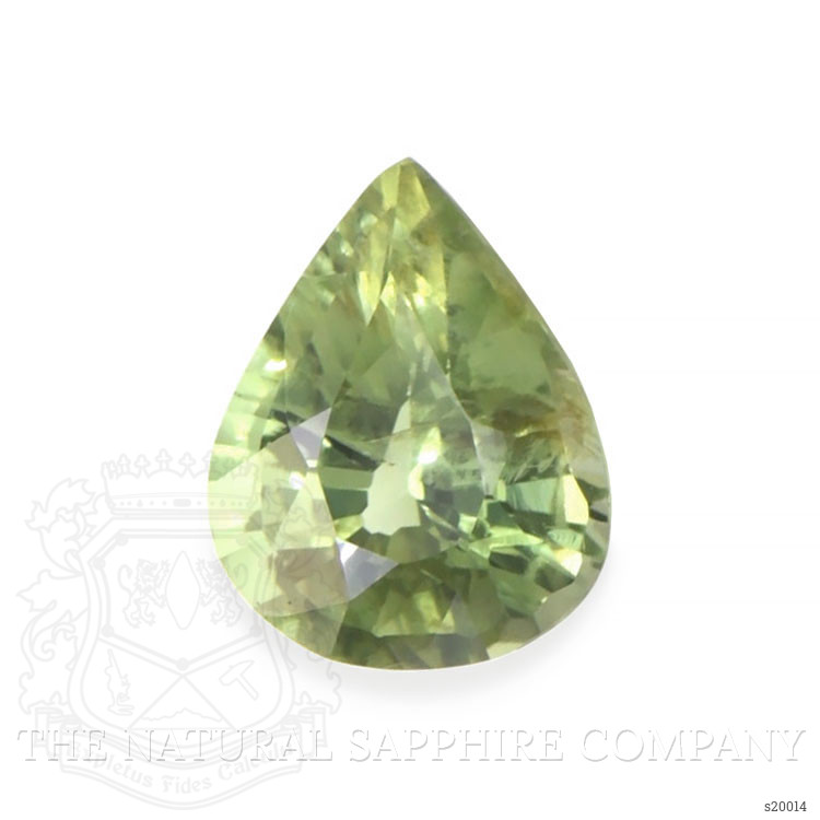 1.26 Ct. Yellowish Green Sapphire from Australia