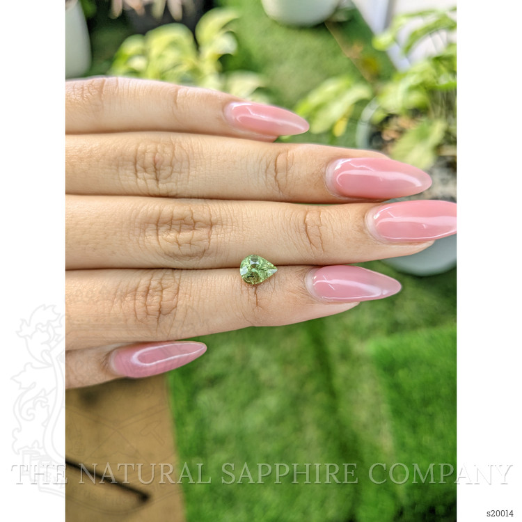 1.26 Ct. Yellowish Green Sapphire from Australia