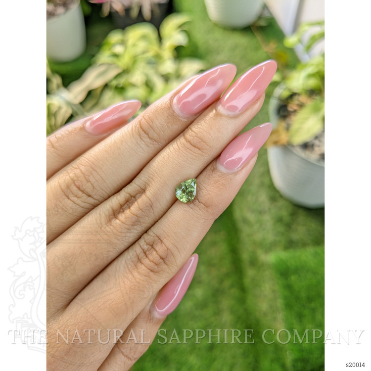 1.26 Ct. Yellowish Green Sapphire from Australia