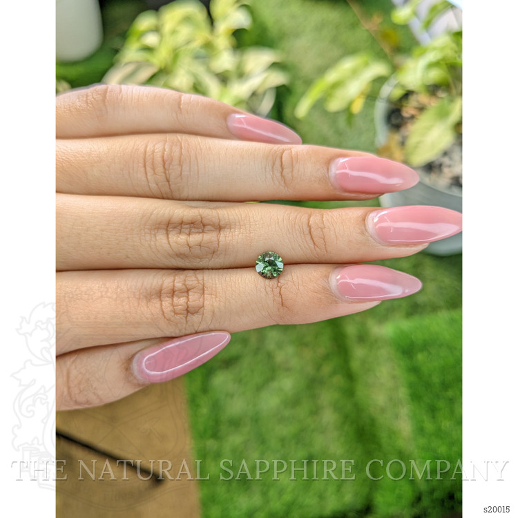0.85 Ct. Green Sapphire from Kenya