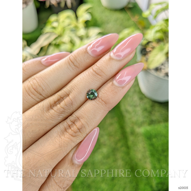 0.85 Ct. Green Sapphire from Kenya