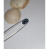 1.15 Ct. Greenish Blue Sapphire from Madagascar Life Style