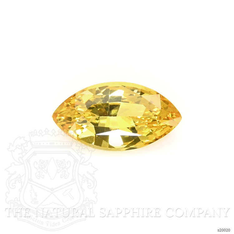 2.52 Ct. Orangish Yellow Sapphire from Ceylon (Sri Lanka)