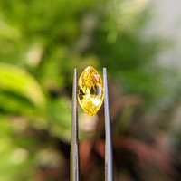 2.52 Ct. Orangish Yellow Sapphire from Ceylon (Sri Lanka) Life Style