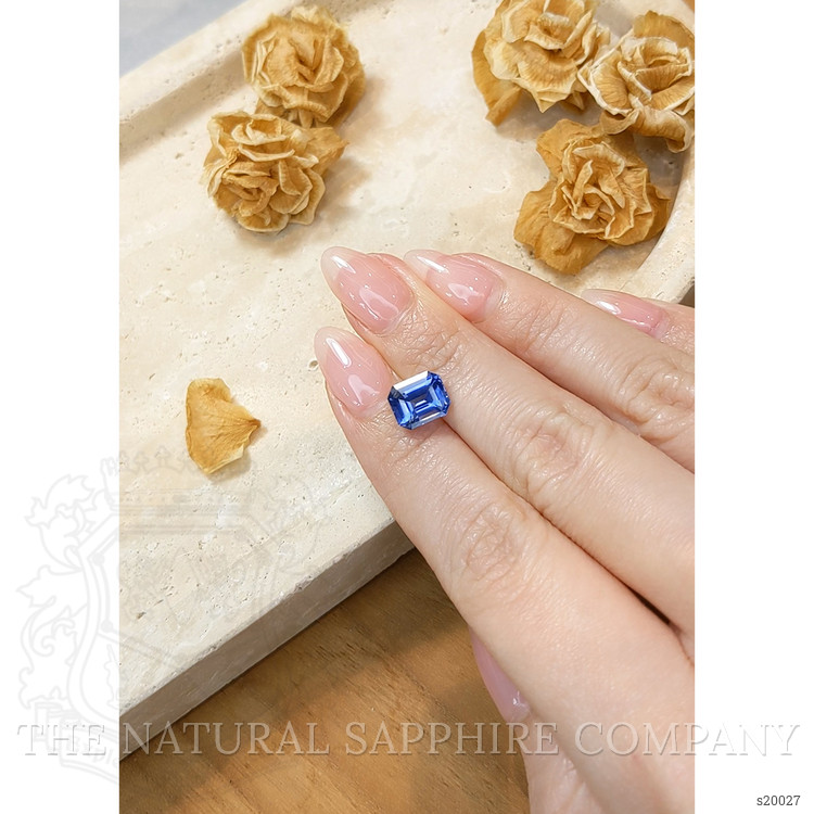 3.51 Ct. Blue Sapphire from Ceylon (Sri Lanka)