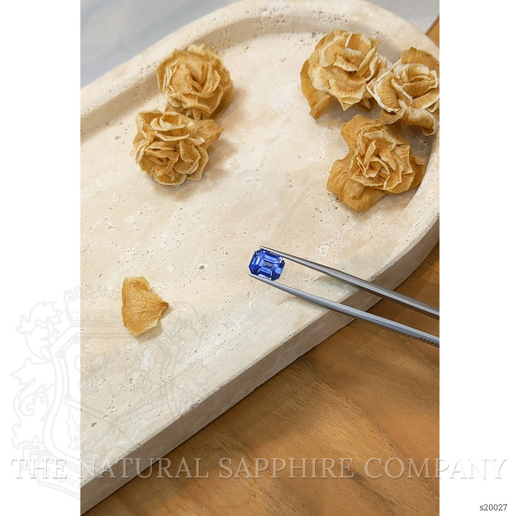 3.51 Ct. Blue Sapphire from Ceylon (Sri Lanka)