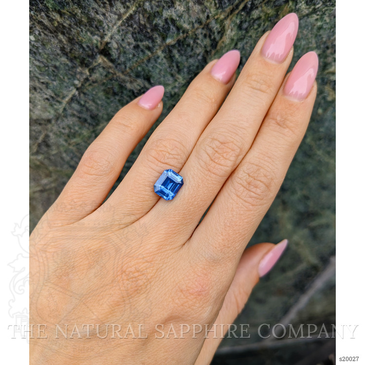 3.51 Ct. Blue Sapphire from Ceylon (Sri Lanka)