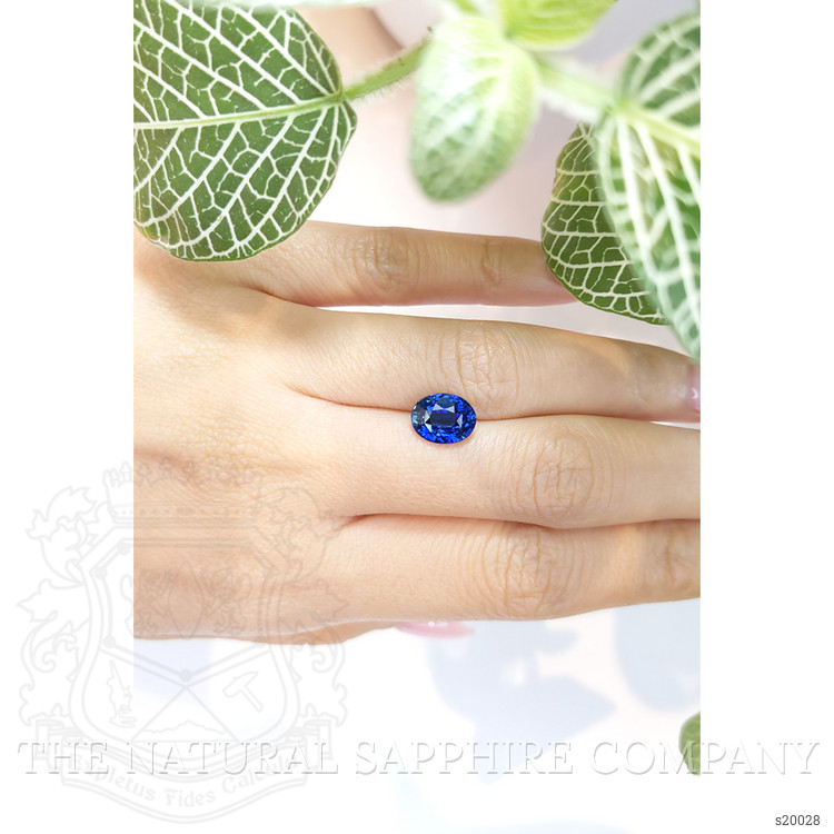 3.11 Ct. Blue Sapphire from Ceylon (Sri Lanka)