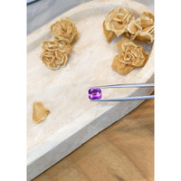 3.10 Ct. Pinkish Purple Sapphire from Ceylon (Sri Lanka) Life Style