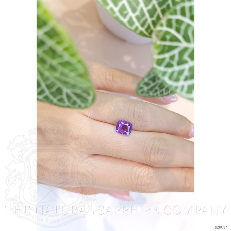 2.06 Ct. Purple Sapphire from Ceylon (Sri Lanka)
