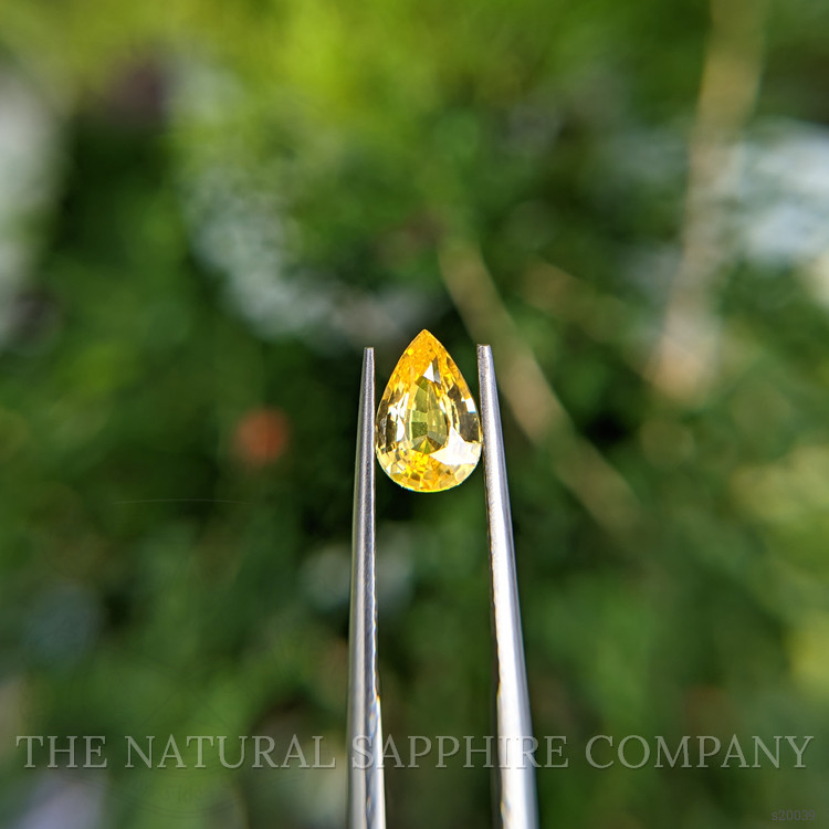 1.53 Ct. Yellow Sapphire from Ceylon (Sri Lanka)