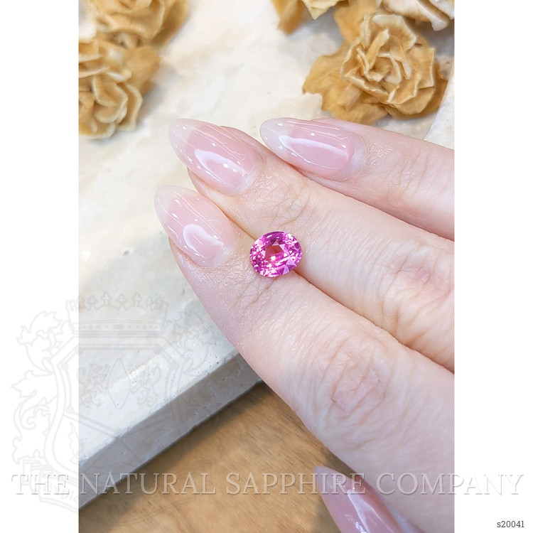 2.08 Ct. Pink Sapphire from Ceylon (Sri Lanka)