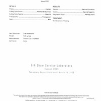 7.04 Ct. Sapphire from Ceylon (Sri Lanka) Scan Report