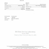 1.98 Ct. Padparadscha Sapphire from Madagascar Scan Report