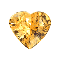 2.57 Ct. Orangish Yellow Sapphire from Ceylon (Sri Lanka) Video