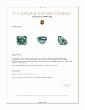 3.65 Ct. Sapphire from Madagascar Appraisal