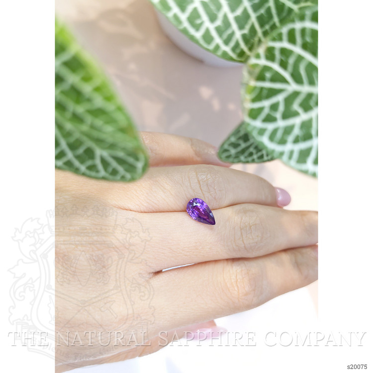 2.10 Ct. Purple Sapphire from Ceylon (Sri Lanka)