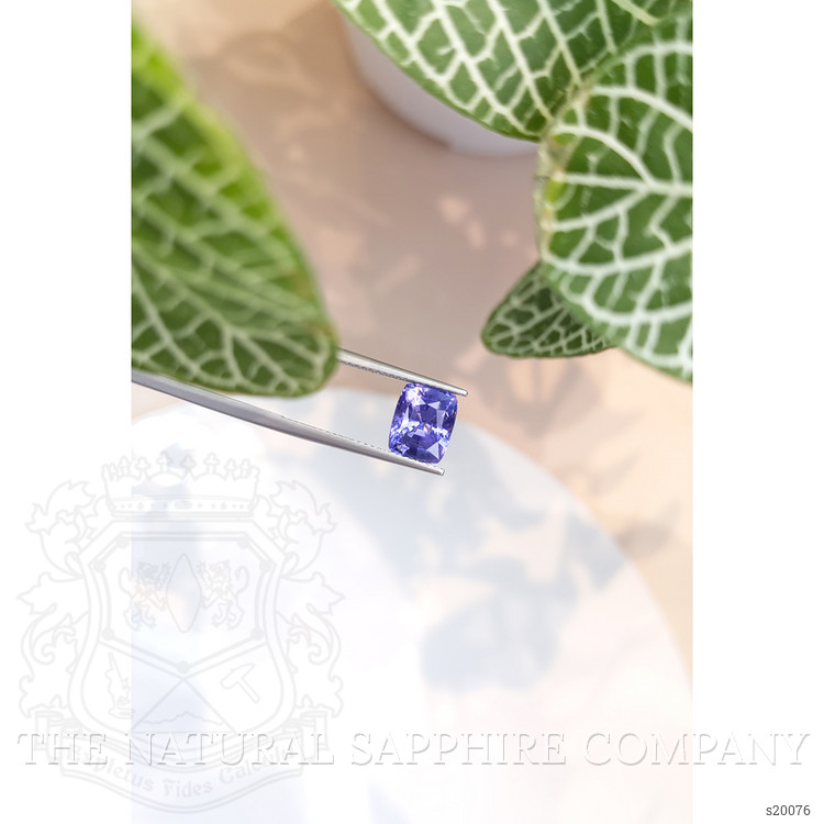 3.68 Ct. Bluish Purple Sapphire from Ceylon (Sri Lanka)