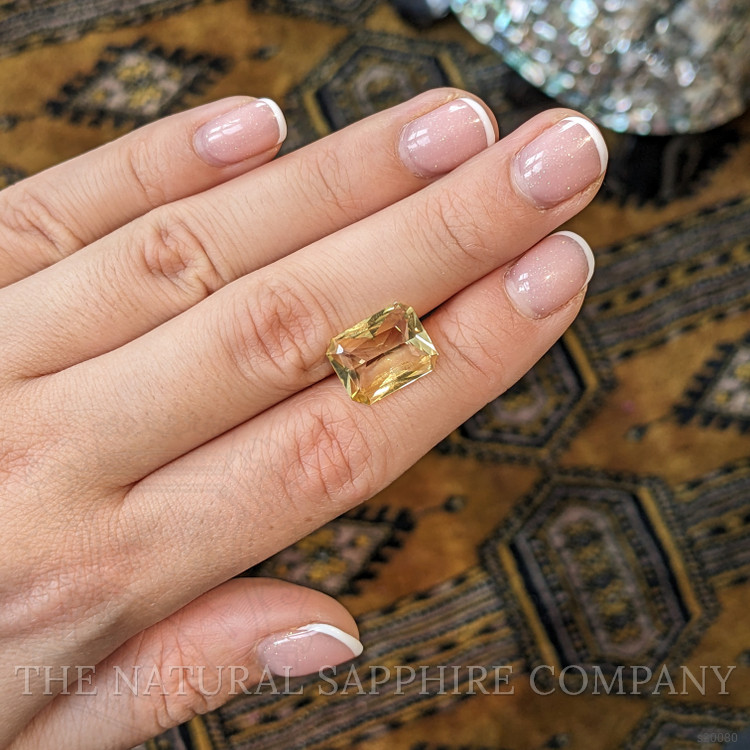 8.27 Ct. Yellow Sapphire from Ceylon (Sri Lanka)