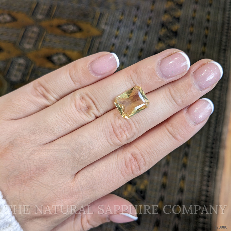 8.27 Ct. Yellow Sapphire from Ceylon (Sri Lanka)