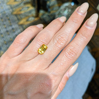 3.23 Ct. Yellow Sapphire from Ceylon (Sri Lanka) Life Style