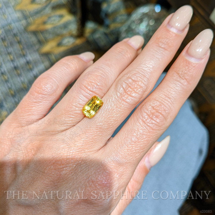 3.23 Ct. Yellow Sapphire from Ceylon (Sri Lanka)