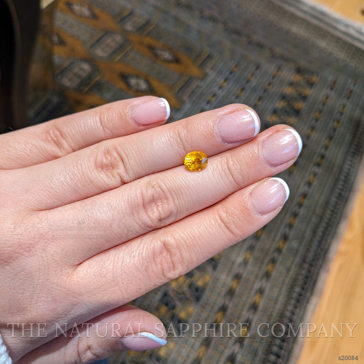 1.96 Ct. Yellow Sapphire from Ceylon (Sri Lanka)