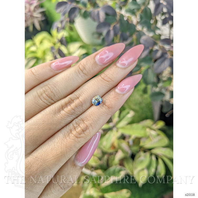 1.19 Ct. Bi Color Sapphire from Ceylon (Sri Lanka)