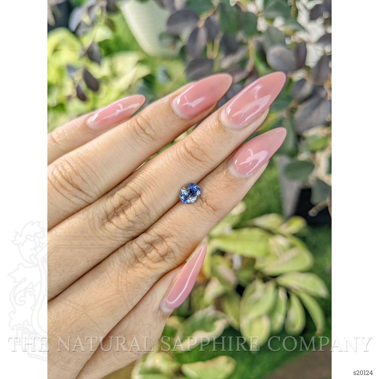 0.90 Ct. Bi Color Sapphire from Ceylon (Sri Lanka)