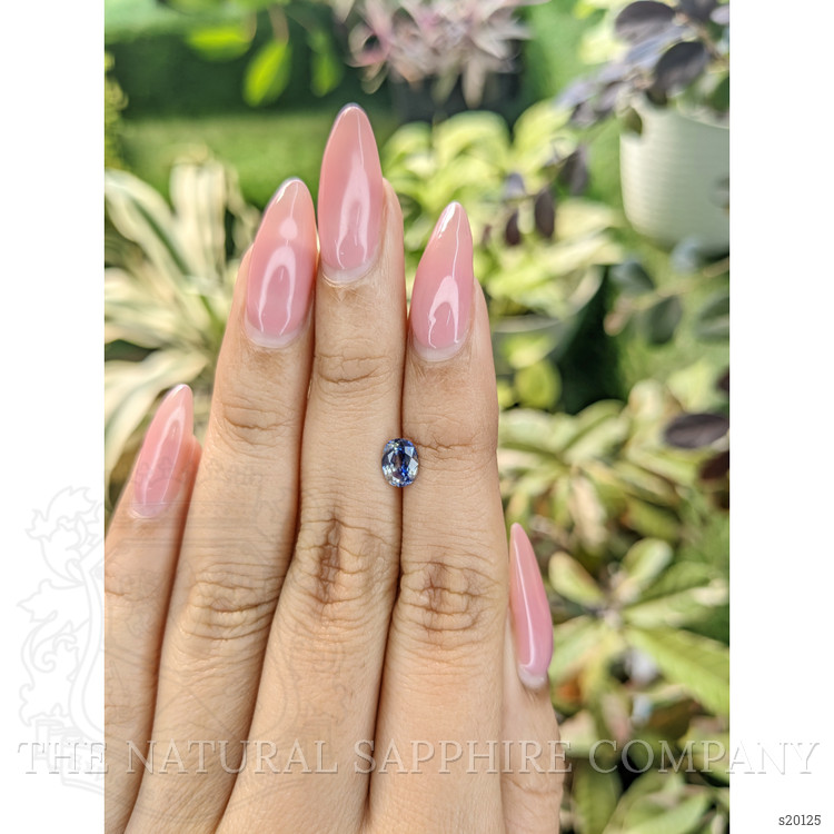 0.90 Ct. Bi Color Sapphire from Ceylon (Sri Lanka)