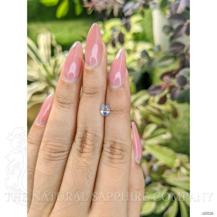 0.78 Ct. Bi Color Sapphire from Ceylon (Sri Lanka)