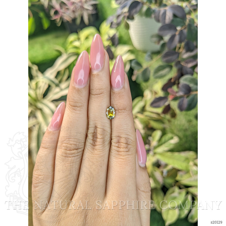 1.10 Ct. Bi Color Sapphire from Ceylon (Sri Lanka)