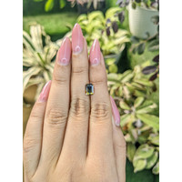 1.63 Ct. Bi Color Sapphire from Ceylon (Sri Lanka) Life Style
