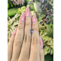1.22 Ct. Bi Color Sapphire from Ceylon (Sri Lanka) Life Style