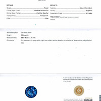 3.06 Ct. Blue Sapphire from Ceylon (Sri Lanka) Scan Report