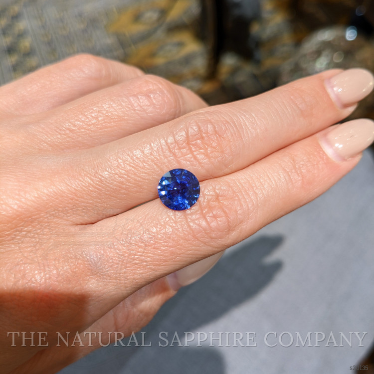 3.06 Ct. Blue Sapphire from Ceylon (Sri Lanka)
