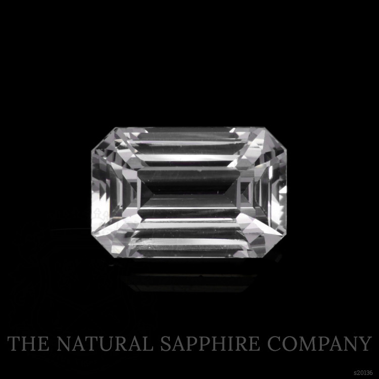 3.59 Ct. White Sapphire from Ceylon (Sri Lanka)