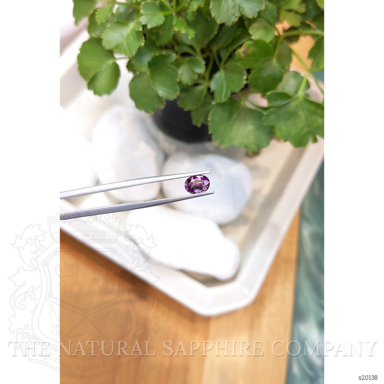 1.25 Ct. Purple Sapphire from Ceylon (Sri Lanka)