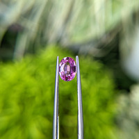 1.08 Ct. Purplish Pink Sapphire from Madagascar Life Style